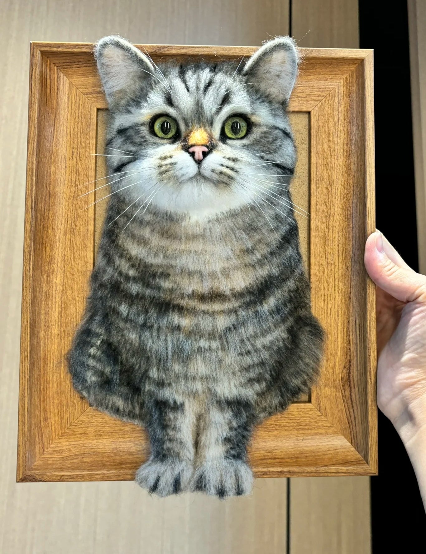 Framed Pet Portrait-Cat
