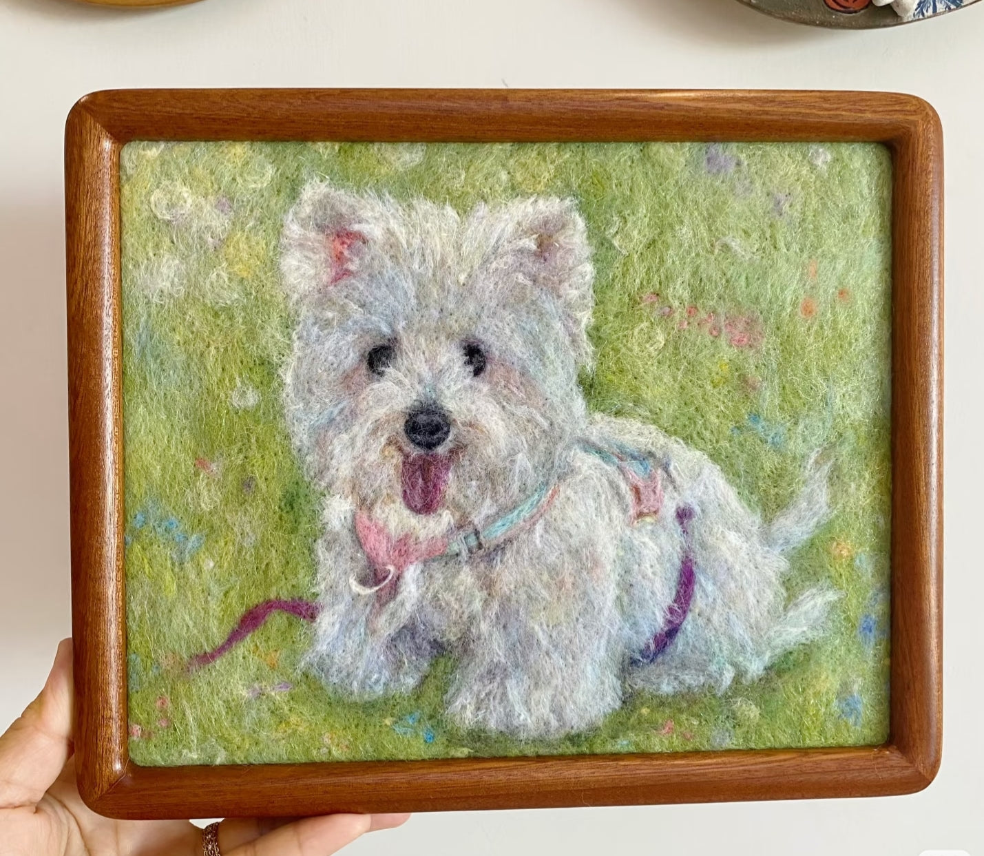 Wool-Painted Pet Portrait