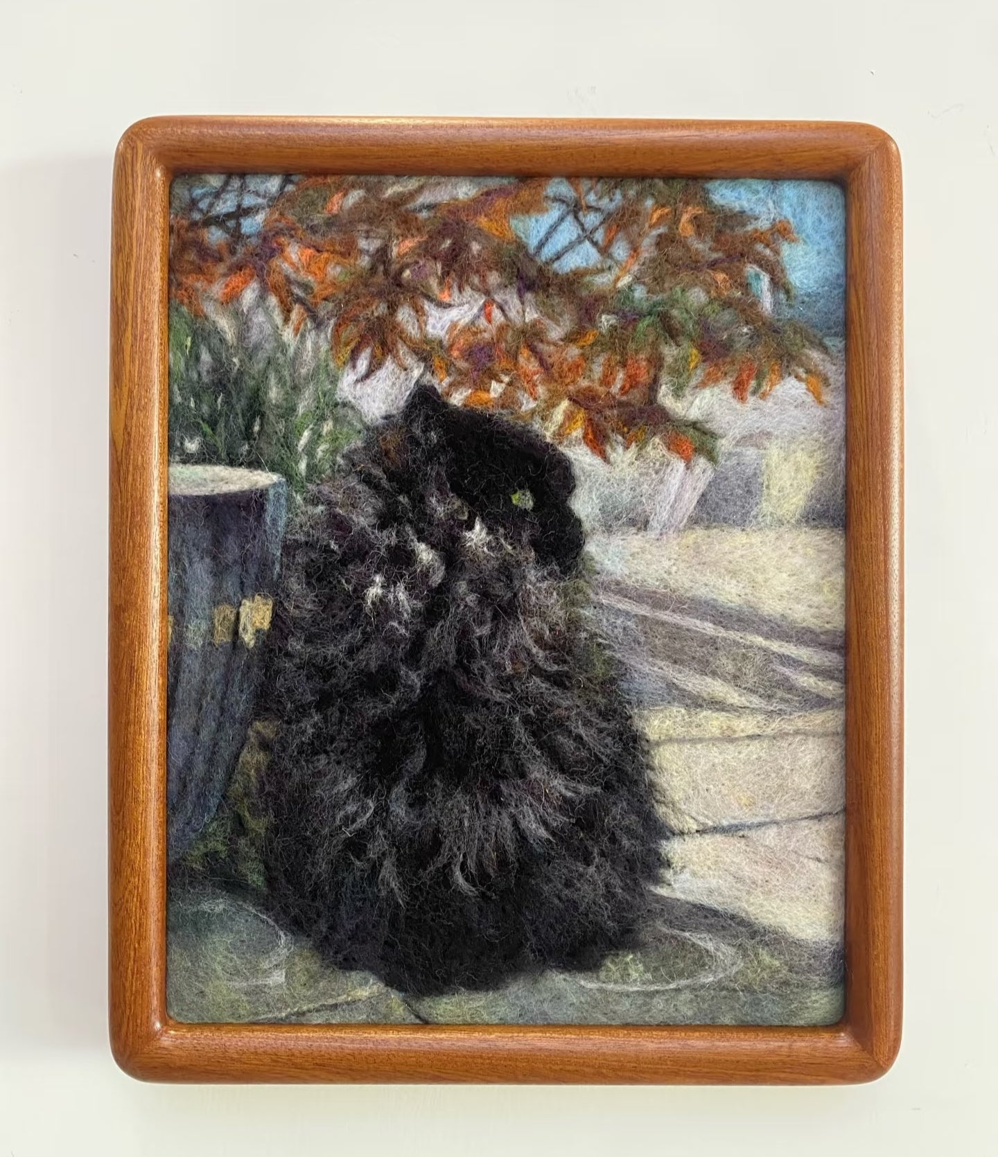 Wool-Painted Pet Portrait