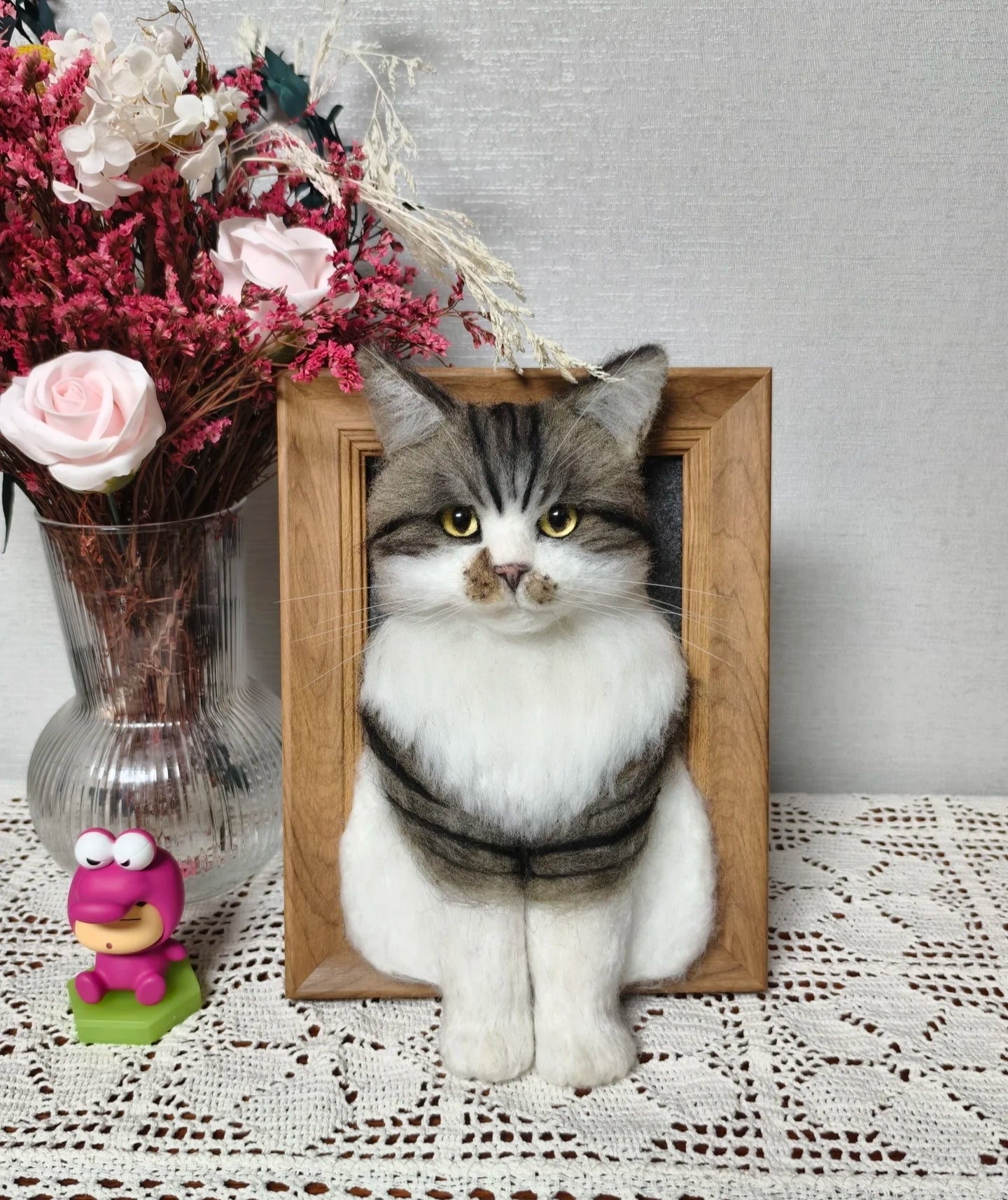 Framed Pet Portrait-Cat