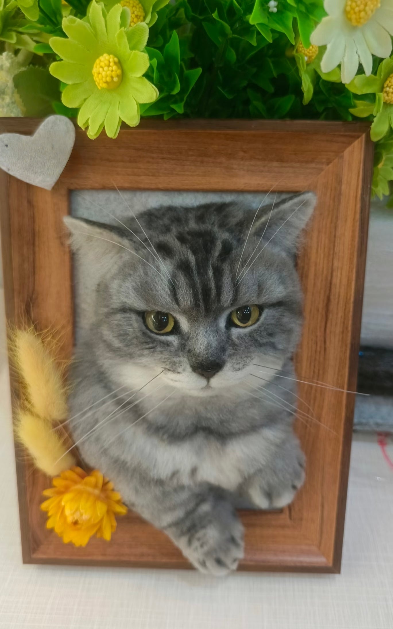 Framed Pet Portrait-Cat